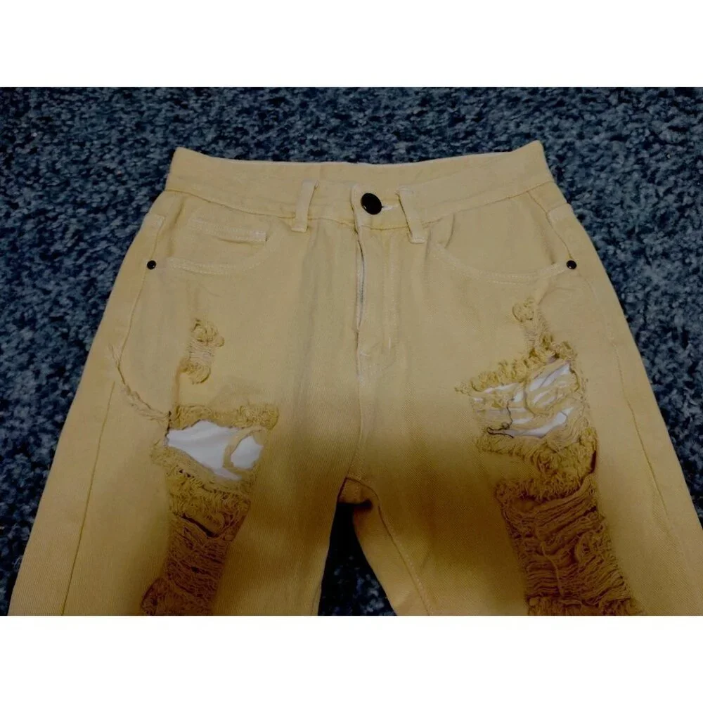 GB18401-2010 Classic B FZ/T81006-2017 Mens 28 Distressed Jeans Y2K 90s 26 X 28